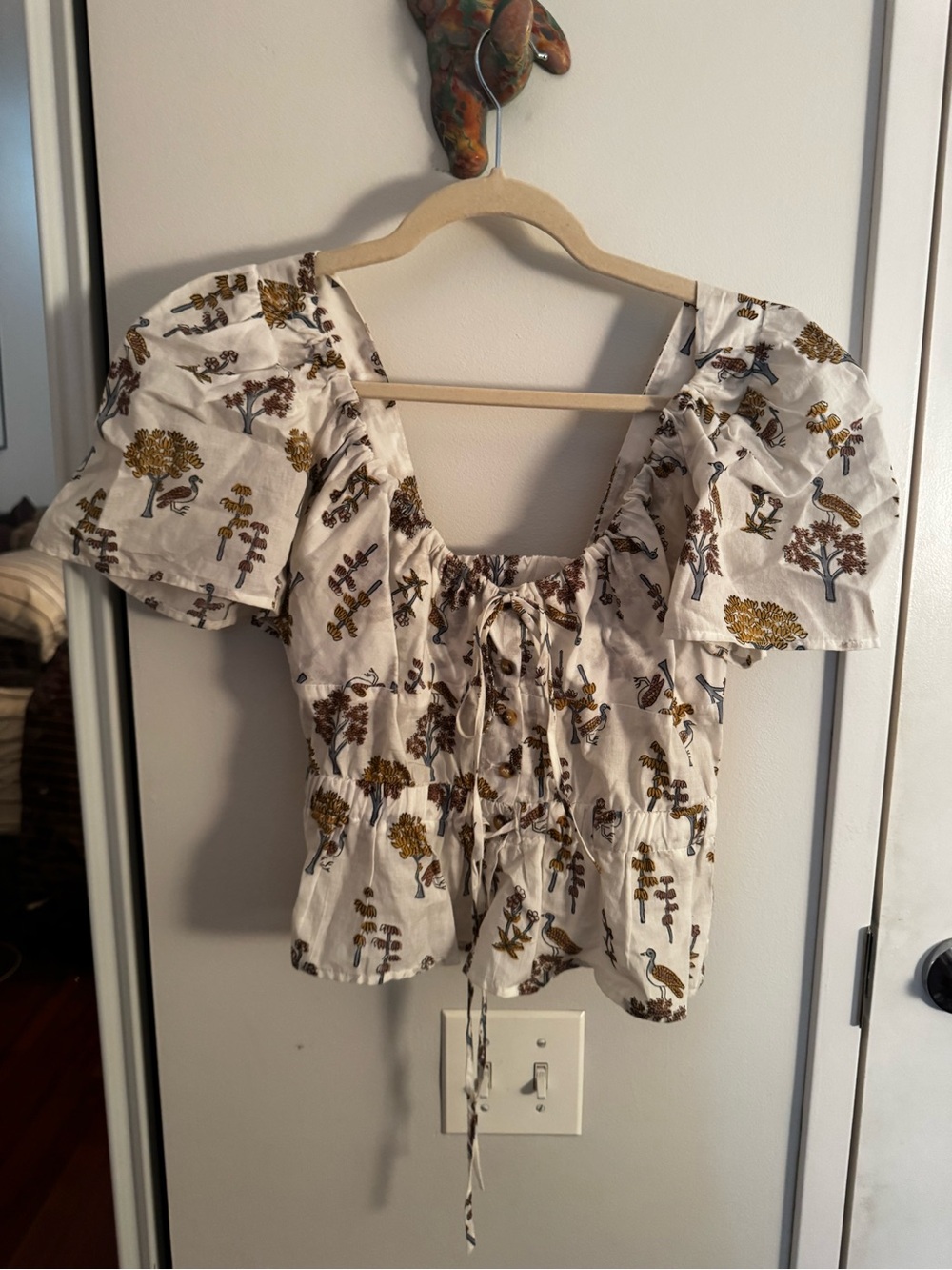 CIAO BELLA floral‎ scoop neck top